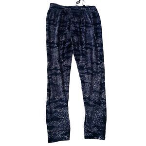 XOXO Leopard/Cheetah print Velvet sleep leggings Small